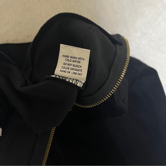 Wild Honey Flared Corduroy Pants Front Zipper and Pockets Black Size Small - Picture 6 of 10